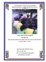 MỘT số BIỆN PHÁP LỒNG GHÉP GIÁO dục bảo vệ môi TRƯỜNG vào dạy TRẺ 5   6 TUỔI 