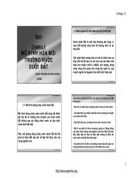 Bài giảng mô hình hóa môi trường  chương 4   GV  trương thị thu hương