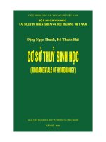Ebook cơ sở thủy sinh học  phần 1   đặng ngọc thanh, hồ thanh hải