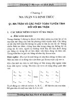 Giáo trình toán cao cấp cho các nhà kinh tế  phần 2   lê đình thúy