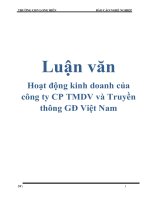 Báo cáo  phân tích tình hình hoạt động kinh doanh của công ty cổ phần thực phẩm dinh dưỡng đồng tâm
