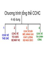 Bài giảng chương trình tổng thể cải cách hành chính