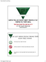 Thực hành tin sinh học kiểm tra sự khác biệt trong các trình tự tiến hóa   ths  nguyễn thành luân