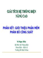 Bài giảng giải tích hệ thống điện nâng cao  phần kết   võ ngọc điều