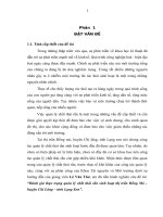 Báo cáo tốt nghiệp ngành khoa học môi trường  đánh giá thực trạng quản lý chất thải rắn sinh hoạt thị trấn đồng mỏ huyện