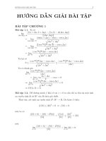 Hướng dẫn giải bài tập hình học vi phân