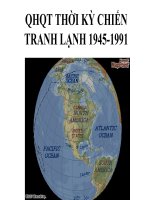 QUAN hệ QUỐC tế THỜI kỳ CHIẾN TRANH LẠNH 1945 1991