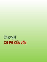 Bài giảng tài chính doanh nghiệp theo ross  chương 8
