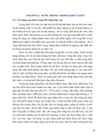 KHÍ TƯỢNG NÔNG NGHIỆP ( đặng thị hồng thủy   NXB đại học quốc gia hà nội )   CHƯƠNG 4