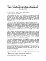 Một số nội dung về định hướng quy hoạch phát triển kinh tế - xã hội Vùng kinh tế trọng điểm phía Nam đến năm 2020