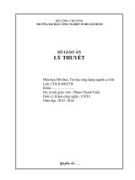 sổ giáo án lý thuyết tin học ứng dụng ngành cơ khí 