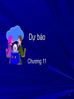 Chương 11  mô hình dự báo