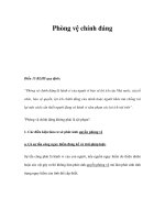 Phòng vệ chính đáng