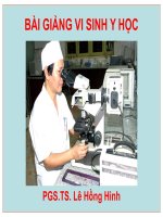 Bài giảng  vi sinh y học