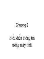 Chuong 2 biểu diễn thông tin trong máy tính 