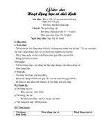 giáo án mầm non hoạt động có chủ định 