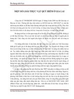 MỘT số LOÀI THỰC vật QUÝ HIẾM ở GIA LAI