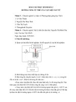 Báo cáo thực hành vật lý chất rắn   bài số 2 đường cong từ trễ của vật liệu sắt từ 