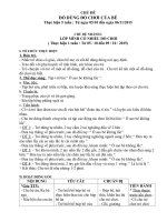 kế hoạch chăm sóc giáo dục trẻ hàng ngày chủ đề đồ dùng đồ chơi của bé năm 2015 