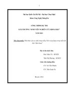 Phát hiện câu so sánh trong tiếng việt và áp dụng trong miền dữ liệu điện thoại