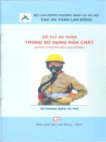 Sổ tay an toàn trong sử dụng hóa chất