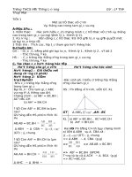 Giáo án hình học 9  theo mô hình vnen