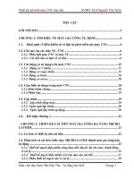 Đề tài  thiết kế mô hình máy CNC loại nhỏ