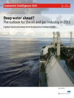 Deep water ahead the outlook for the oil and gas industry in 2011 
