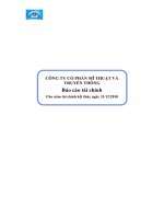 báo cáo tài chính công ty cổ phần mỹ thuật và truyền thông