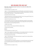 BÀI văn mẫu TIỂU học HAY   nghe và nói lại từng mục trong bài vươn tới các vì sao, ghi vào sổ tay những ý chính 