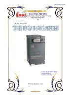 Tiểu luận  tìm hiểu máy biến tần FRA700 của mitsubishi