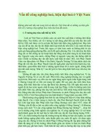 Vấn đề công nghiệp hoá, hiện đại hoá ở việt nam 