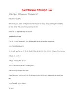 BÀI văn mẫu TIỂU học HAY   nghe và kể lại câu chuyện tôi cũng như bác 