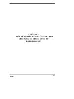 Thiết kế bộ biến tần nguồn áp ba pha