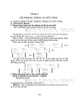 Bài giảng chương 4   hệ phương trình tuyến tính