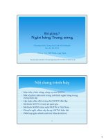 Bài giảng tài chính phát triển  bài 7   đỗ thiên anh tuấn