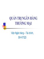 Bài giảng quản trị ngân hàng thương mại  chương 1   đh kinh tế quốc dân