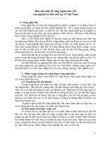 Báo cáo một số công nghệ chủ yếu ngành cơ khí chế tạo 