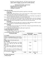 Đề cương môn học quản lý nguồn nước 