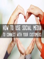 How to use social media to connect with your customers 