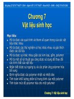 Bài giảng cơ sở kỹ thuật y sinh  chương 7   TS  huỳnh quang linh