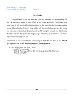 Đánh giá hiệu quả đầu tư đổi mới công nghệ của Tân Hiệp Phát