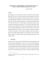 ẢNH HƯỞNG của TRÌNH độ học vấn đối với THU NHẬP của NGƯỜI LAO ĐỘNG ở ĐỒNG BẰNG SÔNG cửu LONG