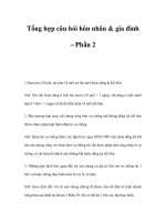 Tổng hợp câu hỏi hôn nhân gia đình phần 2