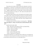 Thiết kế hệthống truyền động van - động cơ một chiều kích từ độc lập không đảo chiều quay