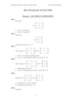 Bài tập đại số tuyến tính   dành cho hệ VB2 và VLVH   ths  trần thị tuấn anh 