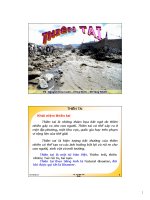 Bài giảng thiên tai   TS  nguyễn hữu xuân