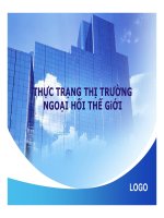 Bài giảng thực trạng thị trường ngoại hối thế giới 