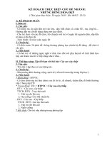 giáo án mầm non chủ đề rau quả 