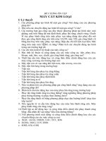 ĐỀ CƯƠNG ôn tập máy cắt KIM LOẠI 